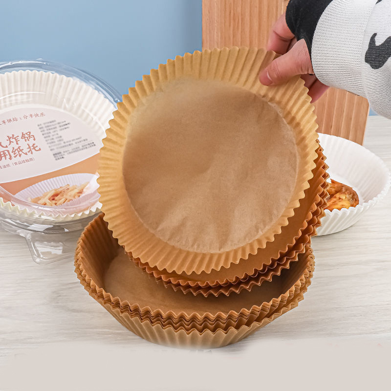 亚马逊 热销外贸空气炸锅专用纸吸油纸垫纸食物食品级硅油纸批发