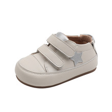 New Spring Baby Shoes Microfiber Leather Toddler Boys Barefo