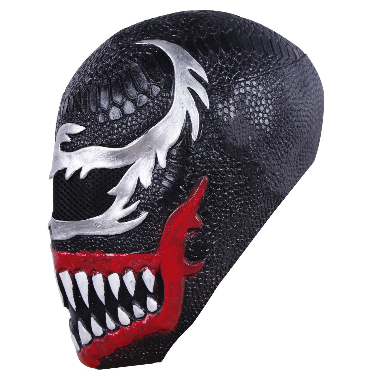 万圣节新款乳胶毒液面具头套 复仇者联盟cos漫威电影英雄化装舞会