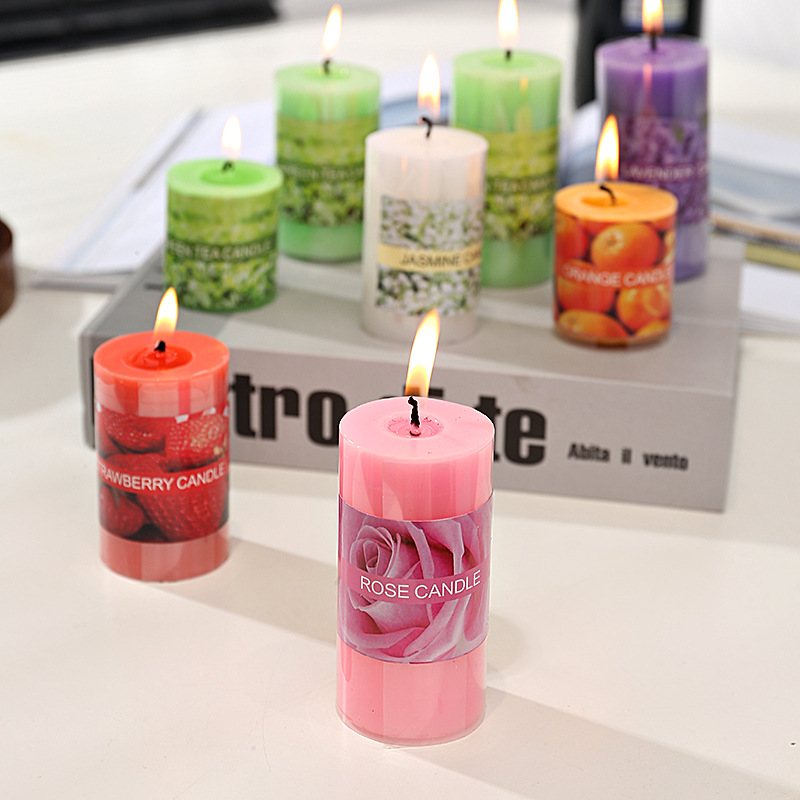 European-Style Household Soy Wax Aromatherapy Candle Gift Box Living Room Bedroom Fragrance Decoration Qixi Gift Wholesale