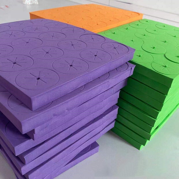 eva泡棉防火防静电内托内衬定制高密度泡沫板材料eva卡槽背胶垫片