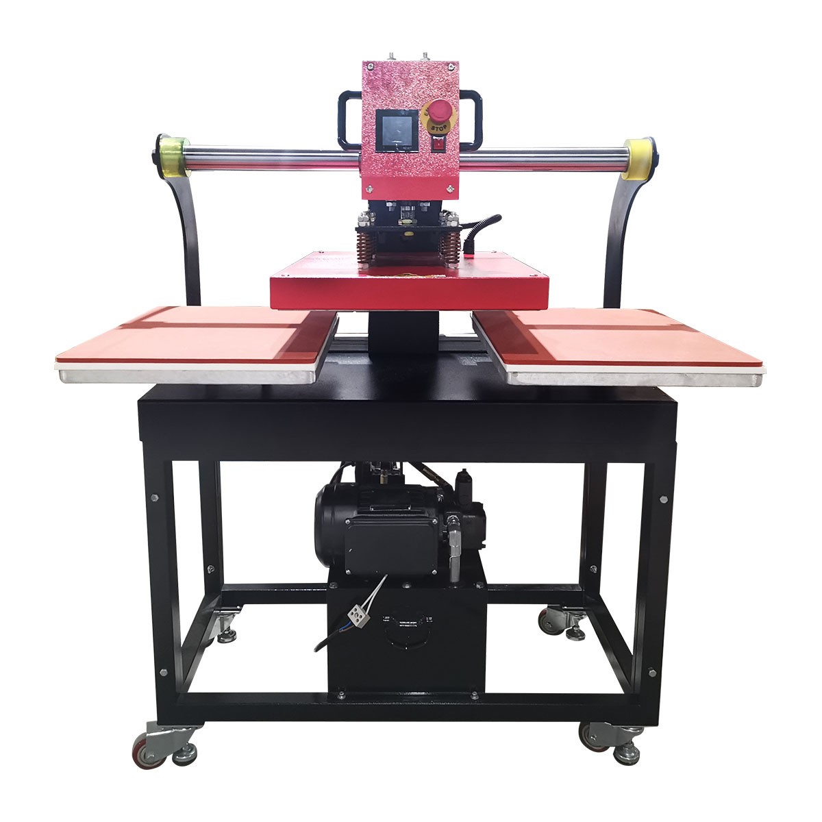 自动烫画机高品质4060双工位液压服装烫钻机压烫机出口级别