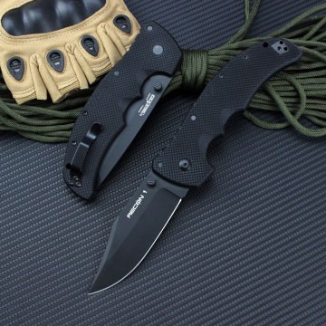 现货批发coldsteel冷钢侦察兵recon 1折叠刀跨境代加工折刀g10柄