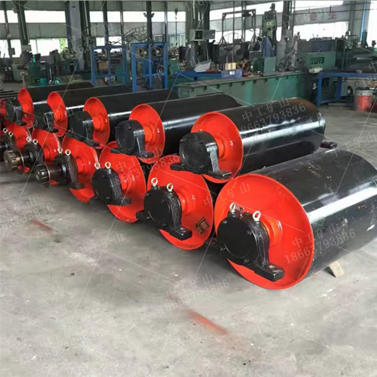 tdy75电动滚筒承载力强外置式皮带机电动滚筒输送机改向滚筒