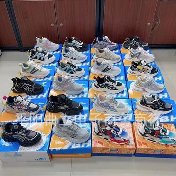 库存外贸鞋子批发货源 男女童鞋运动鞋尾货鞋清仓 跑江湖地摊鞋子