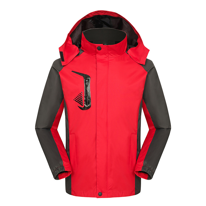 LS-1811 Thin Shell Jacket Custom Logo Outdoor Mountaineering Clothing Takeaway Tooling Shell Jacket Coat Custom