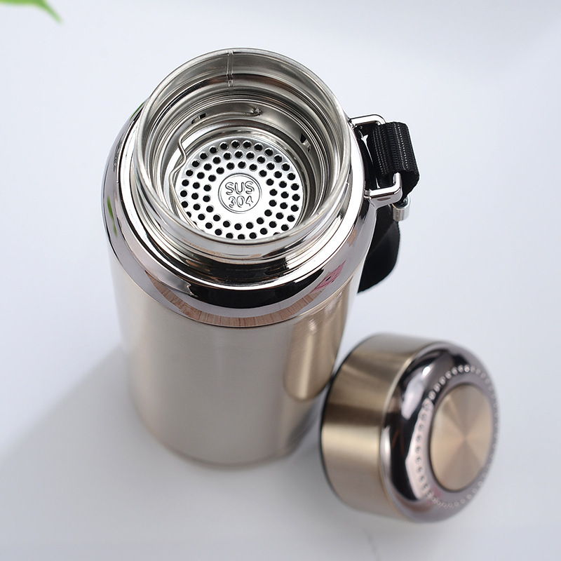 304不锈钢保温礼品杯商务套装子弹头保温杯带绳子广告杯