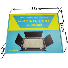 新款E680摄影灯短视频直播网红灯LED拍照方块背景灯主播补光灯