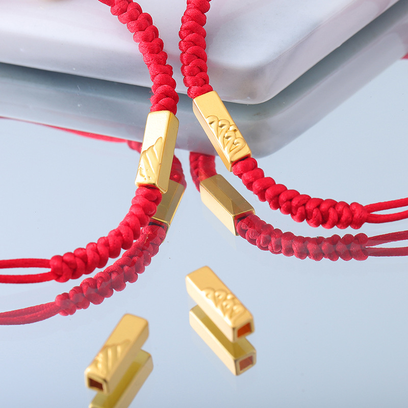 海誓山盟情侣手链抖音一对相吸闺蜜红线手绳男女学生纪念礼物手绳