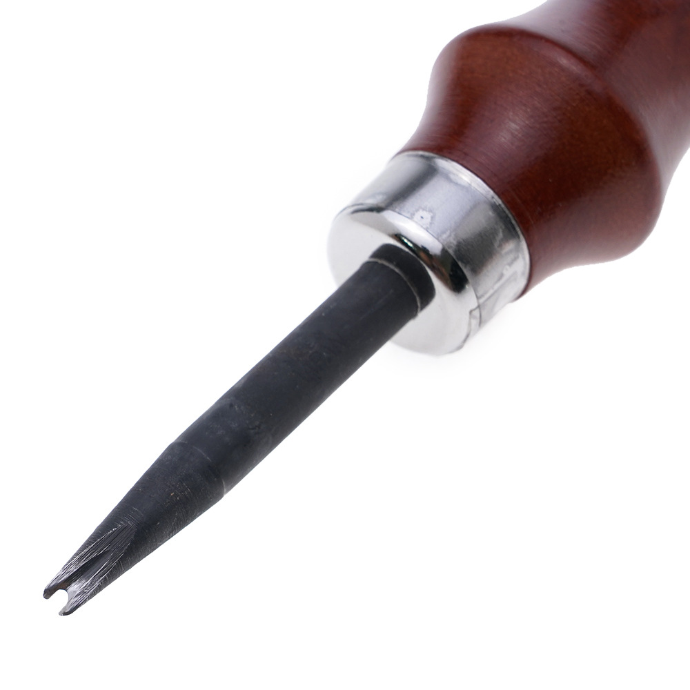 diy手工皮具工具elle红柄1号2号3号削边器1mm 倒角圆角器