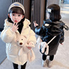 女童棉服外套冬装加厚2021新款儿童小童冬季保暖棉衣宝宝时髦棉袄|ms