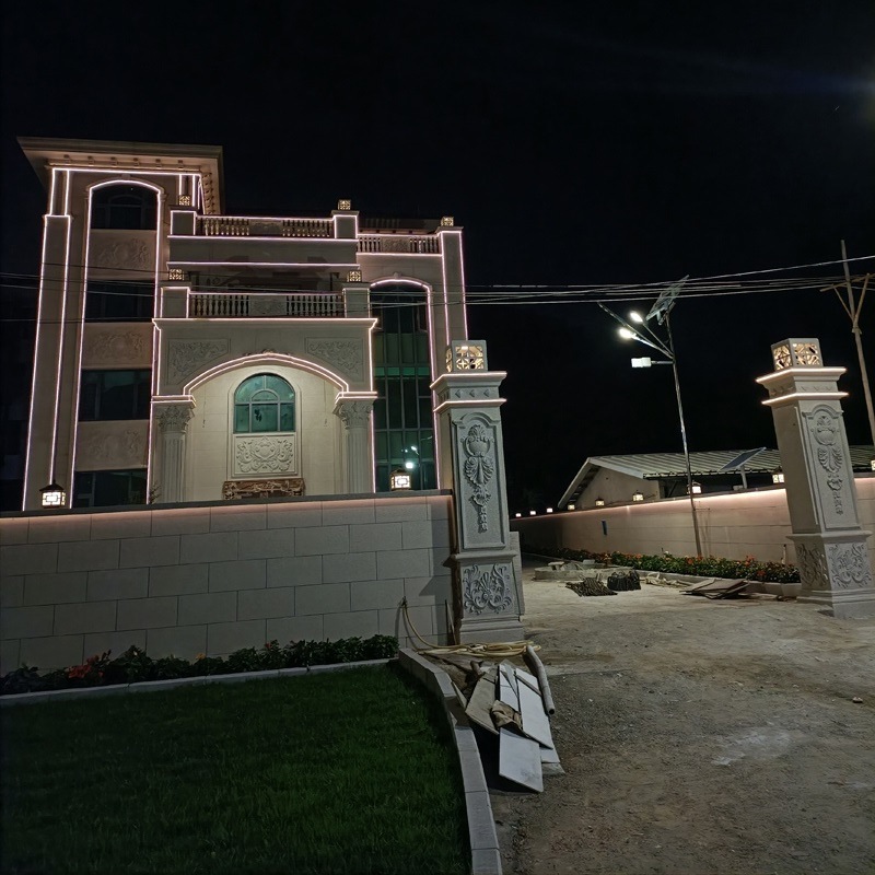 太阳能洗墙灯 太阳能线条灯太阳能灯带太阳能轮廓灯别墅线条 亮化