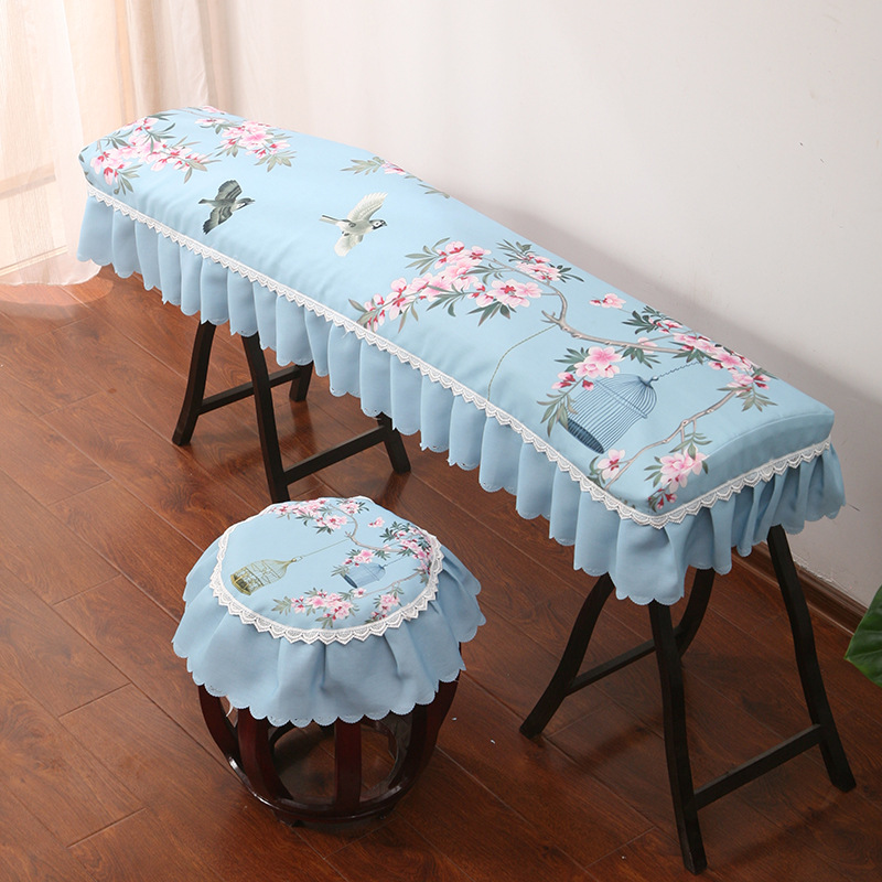 新款印花风古筝罩敦煌古筝通用防尘罩盖布163型典雅古筝套罩