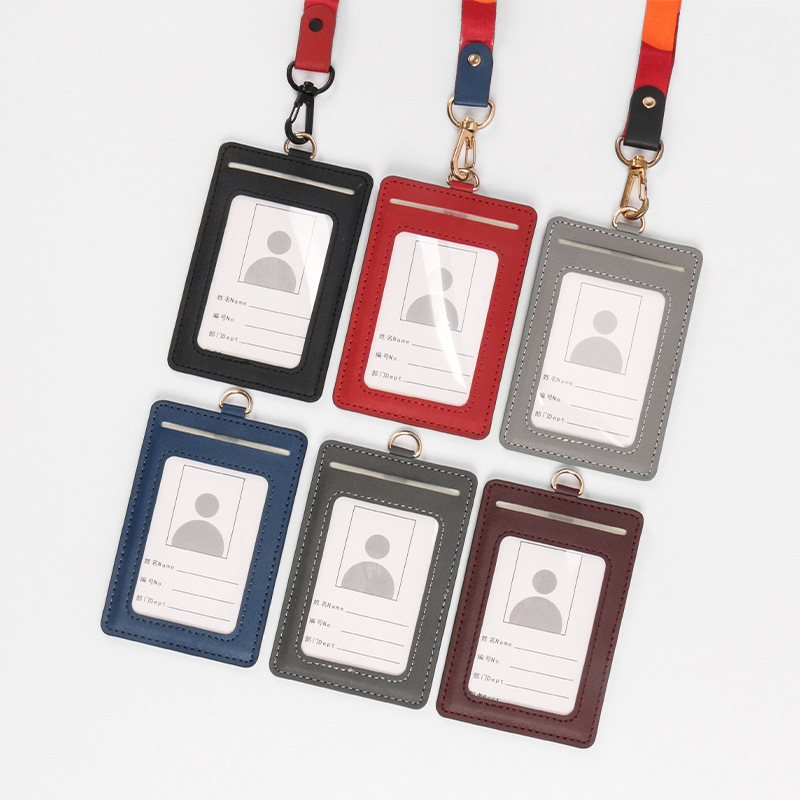 工厂货源各类员工工作证透明工作牌吊牌学生卡包胸牌胸卡定制批发
