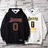 NBA Lakers Basketball spring and autumn Thin section Hooded Sweater INS Easy student motion winter Plush