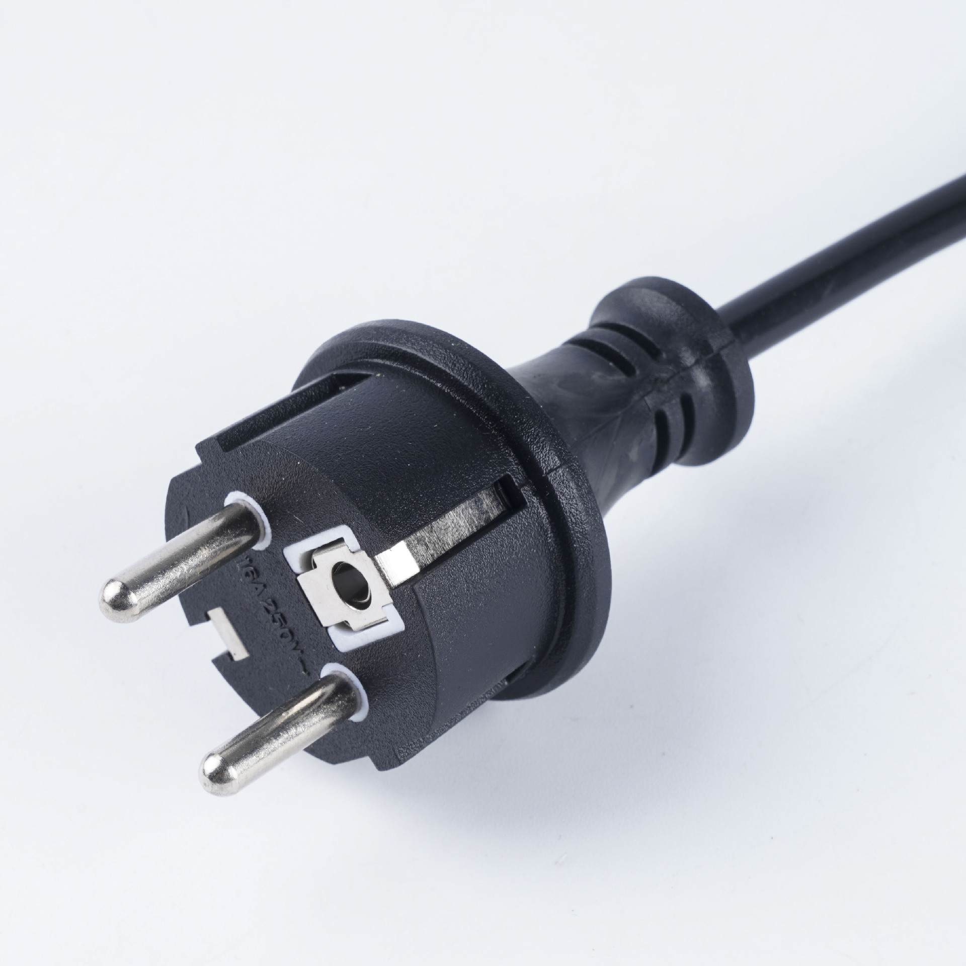 厂家直供欧标电源线 欧规二圆插头电源线 电脑电源线欧规电源线