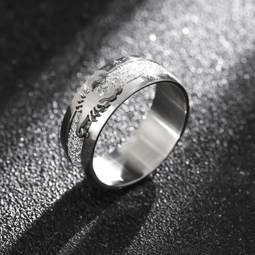 8mm磨砂蝎子316l个性钛钢戒指一件代发-阿里巴巴