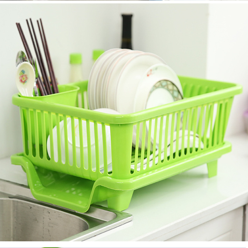 Kitchen drain bowl rack