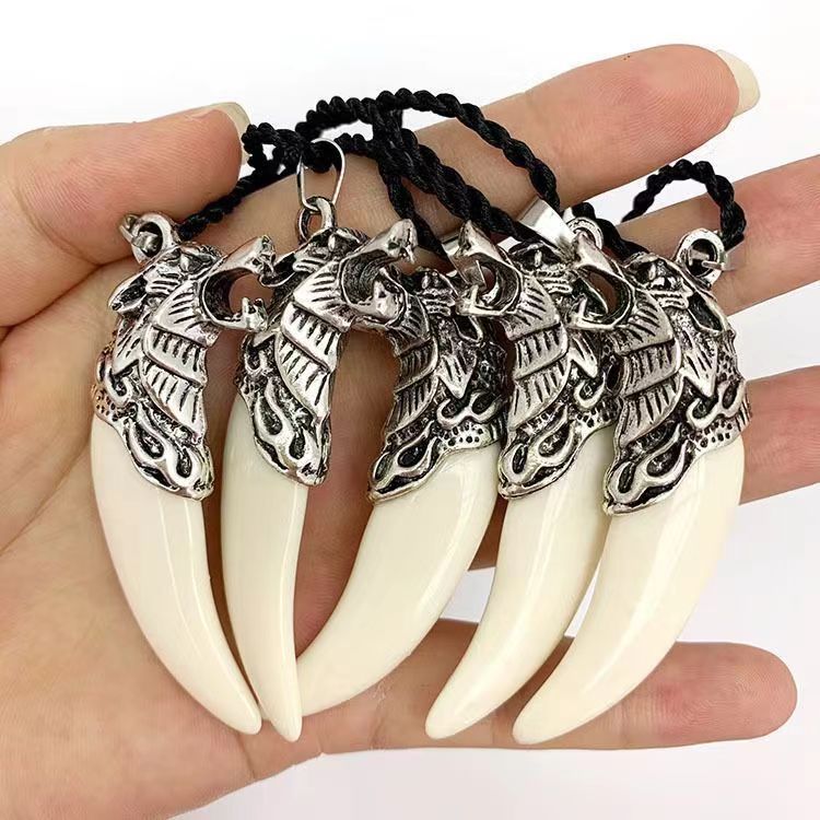 正宗狼牙吊坠真牙真品狼牙齿项链宝宝儿童男士狼牙吊坠-阿里巴巴