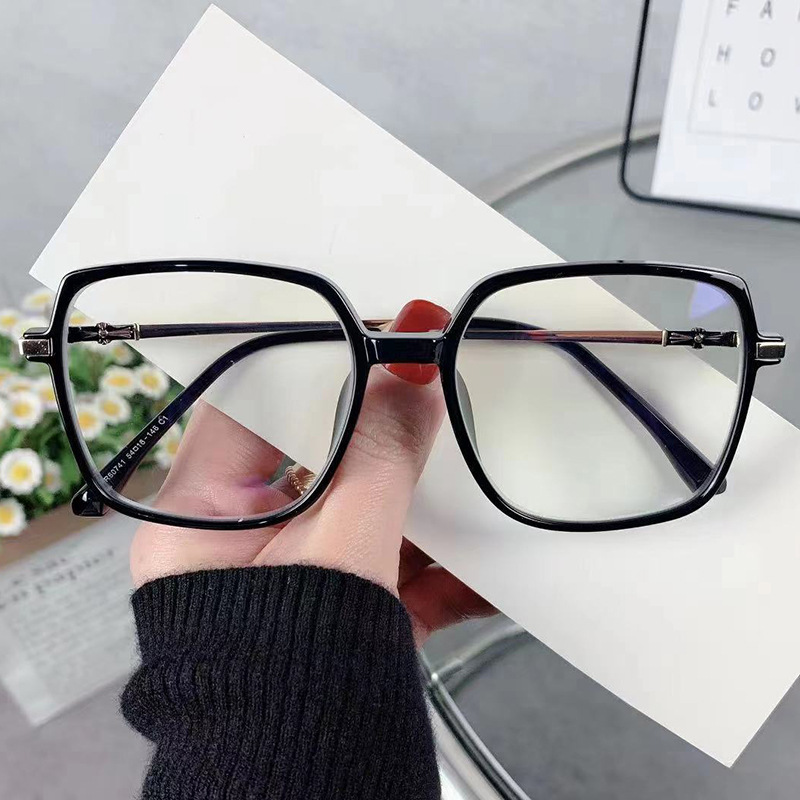 跨境新款近视眼镜女tr90眼镜架防蓝光平光镜男高品质全框眼镜批发