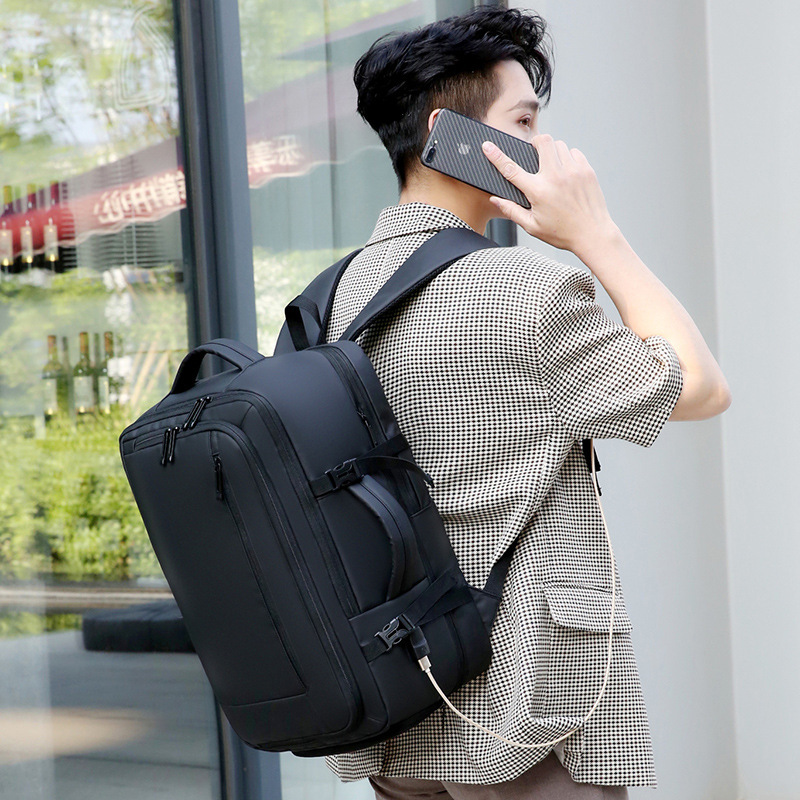 Cross-Border Large Capacity Expansion Travel Backpack USB Multi-Functional Business Men's Laptop Backpack