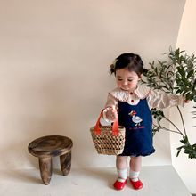 婴幼童衣服春秋装ins风韩版新生儿衣服批发a类全棉宝宝衣服婴儿套