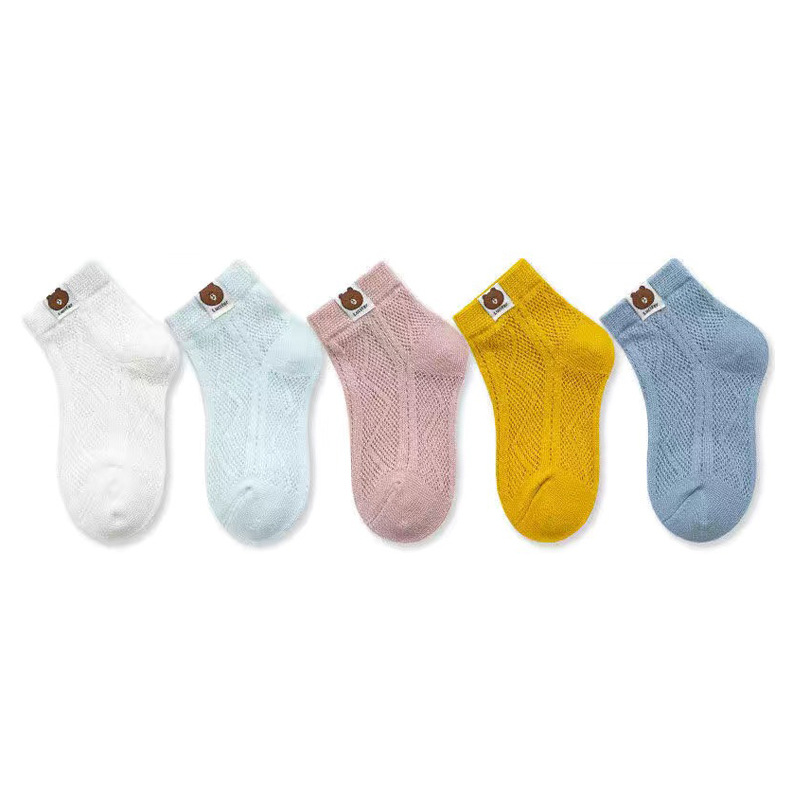 Mesh Breathable Ankle Socks Baby Toddler Girls Summer Socks Cross-Border Children's Socks Children's Socks Children's Socks Summer Thin Baby Socks