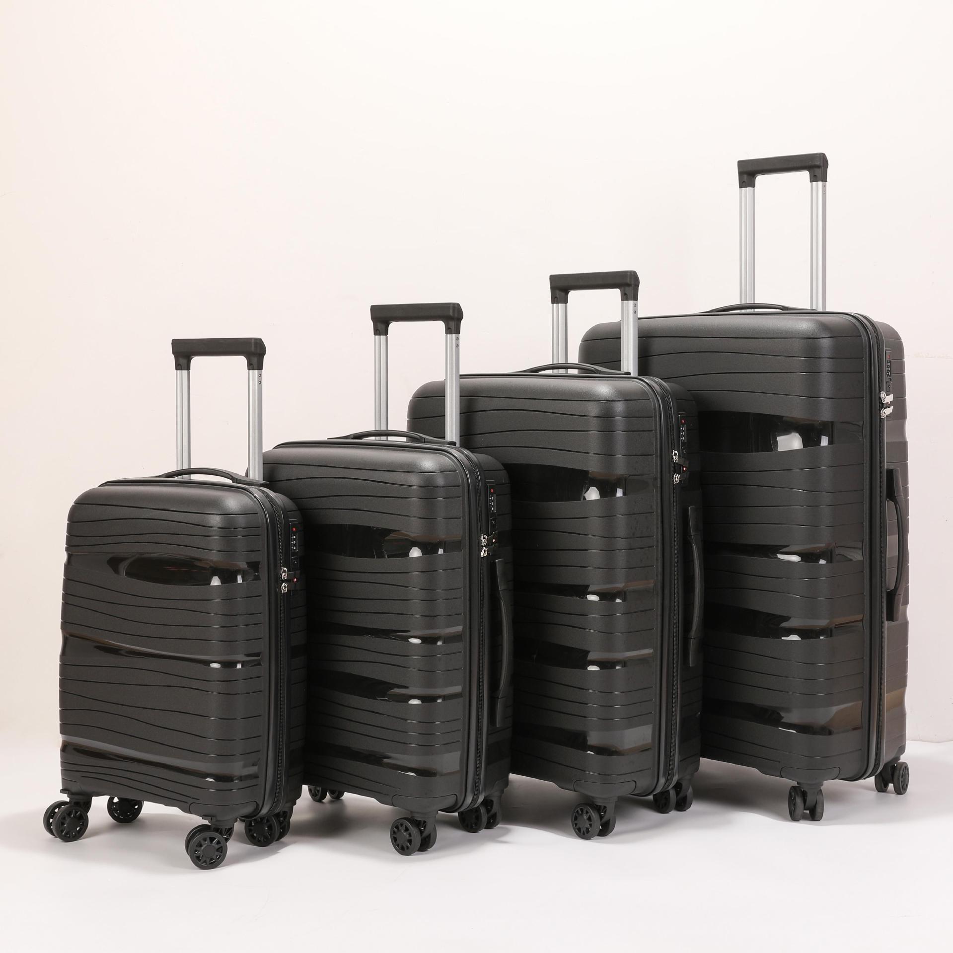 Marcosman 2023 New Pp Suitcase Trolley Luggage Four-Piece Pp Luggage Disassembly Wheel Luggage