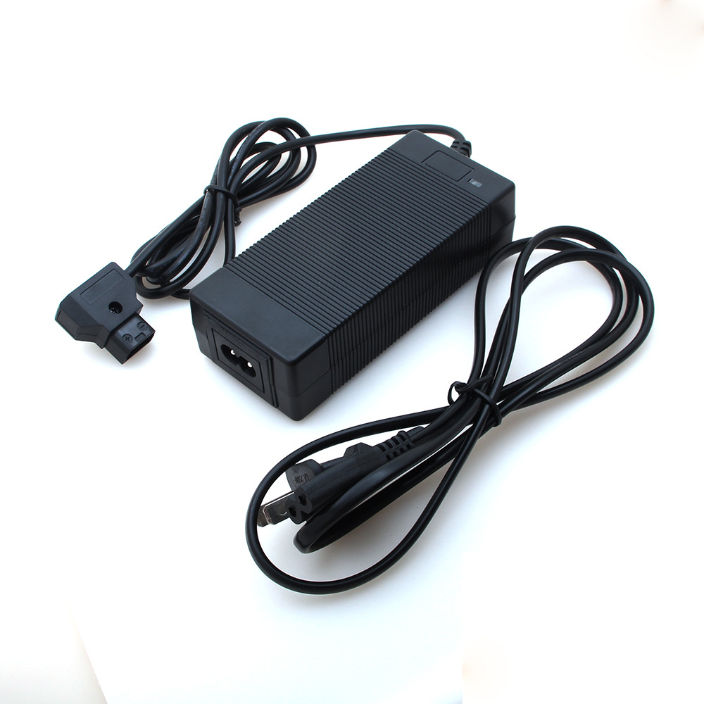 bp v口电池充电器d-tap b型插头接口 bp广播级摄像机锂电16.8v