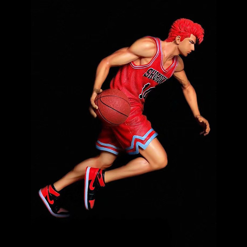 灌篮高手 2代 樱木花道 跑姿 头部可换 盒装 手办模型