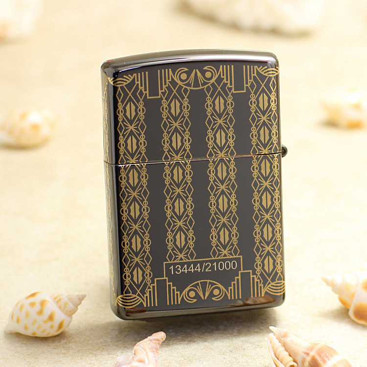 zippo打火机黑冰c21年度限量收藏版49501