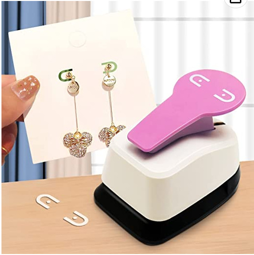 Earings Earrings Necklace Brace Lace Bracelet Hanging Card Knurling Tool Craft Punch Flower-Shaped Punching Machine