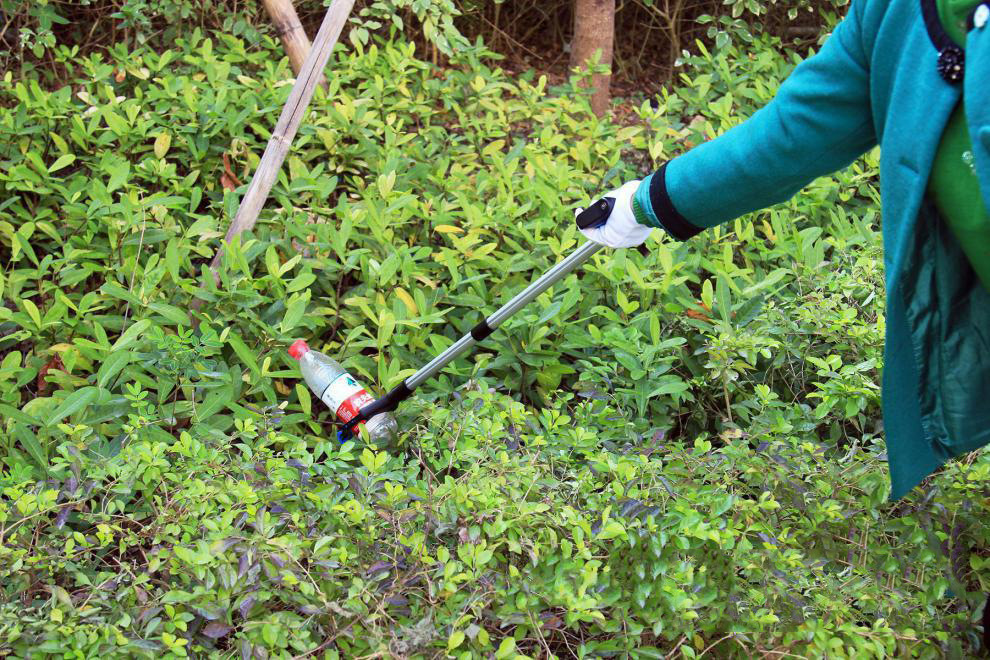 铝合金管折叠取物器捡拾器垃圾夹卫生夹垃圾拾物环卫工垃圾捡拾夹