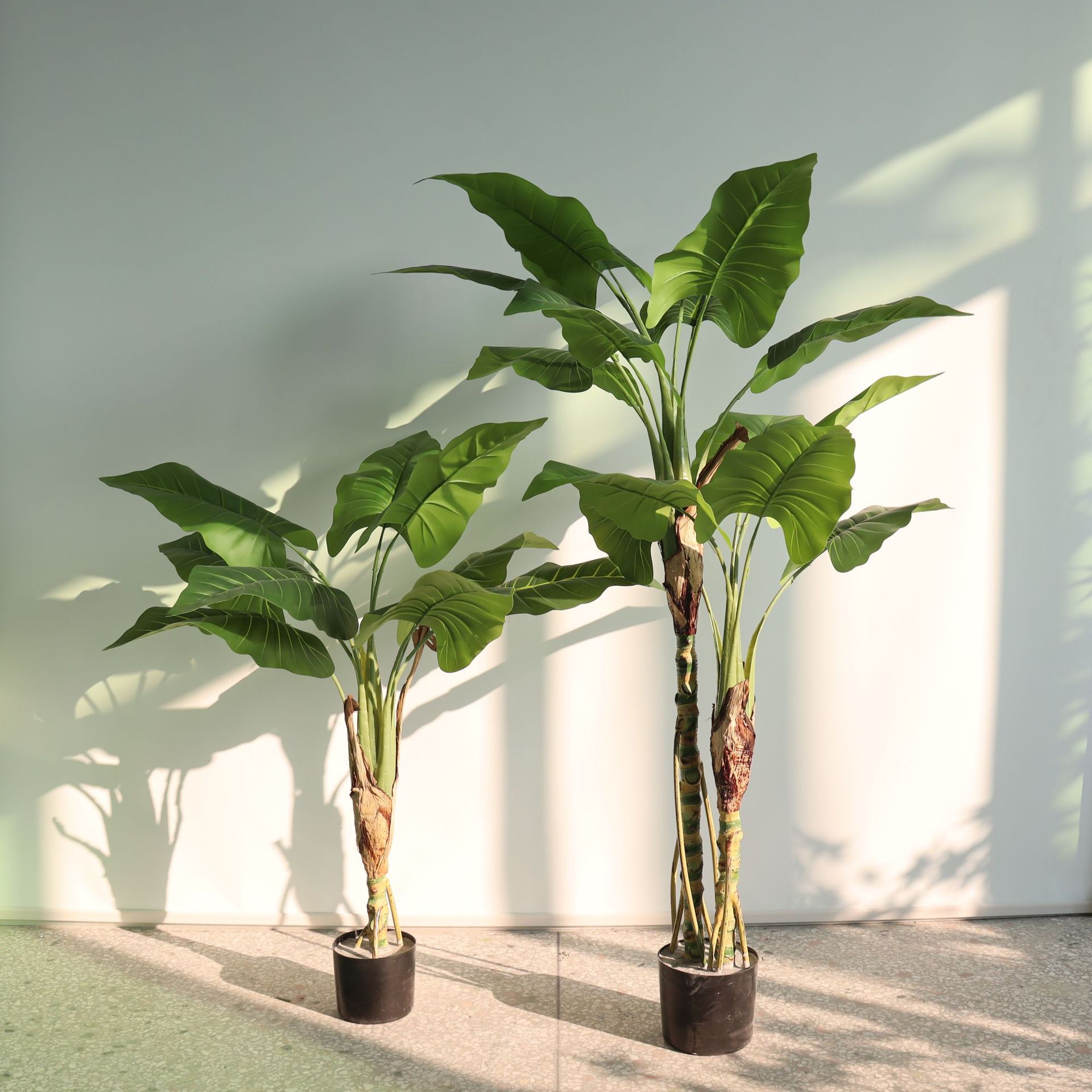 仿真绿植喜林芋春芋室内外假树落地装饰盆栽软装设计造景摆件盆景