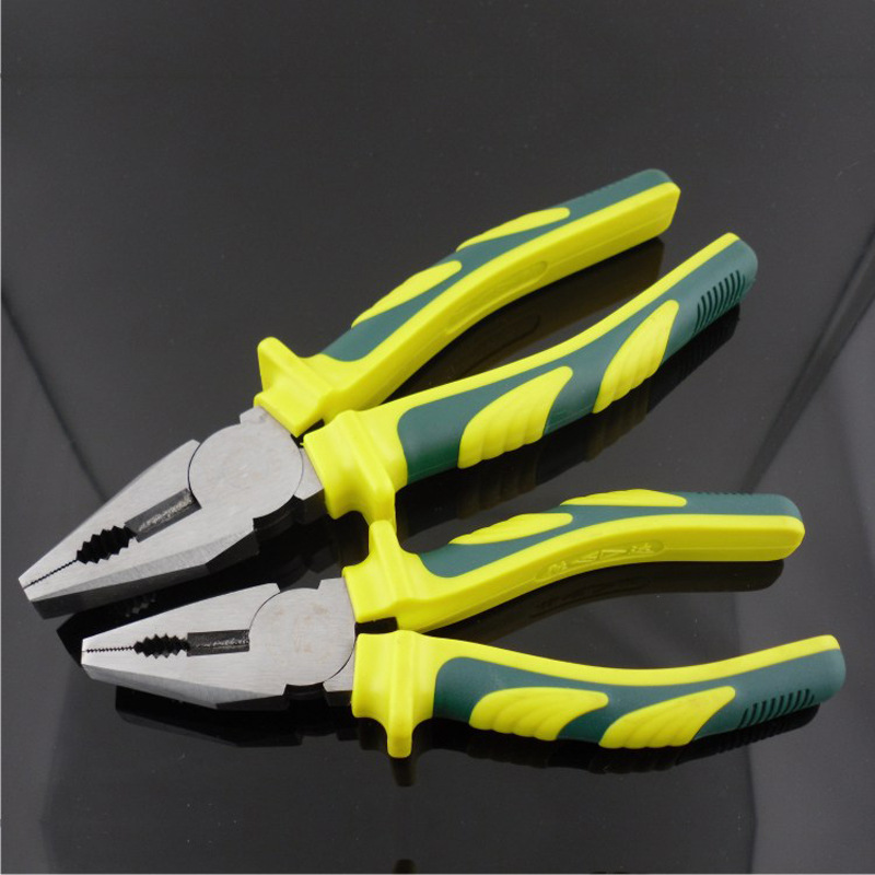 胜达工具 吉利柄钢丝钳 老虎钳 家用电工断线钳 平嘴钳 克丝钳