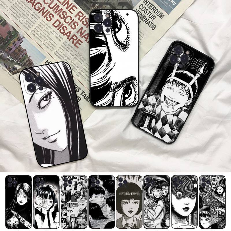 适用iphone15川上富江女孩恐怖手机壳-阿里巴巴