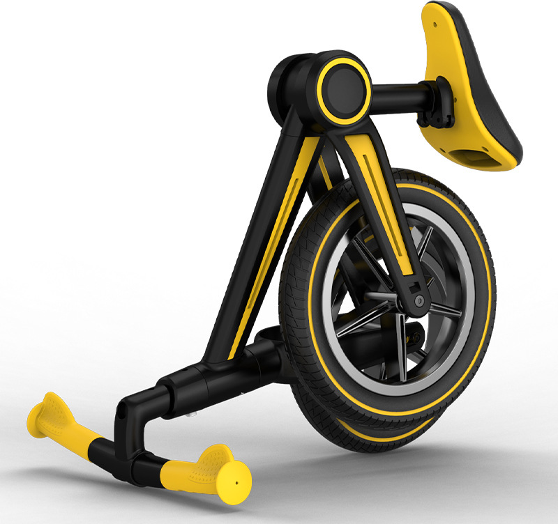 uonibaby折叠平衡车无脚踏儿童滑行车3-6岁可调节宝宝溜溜车