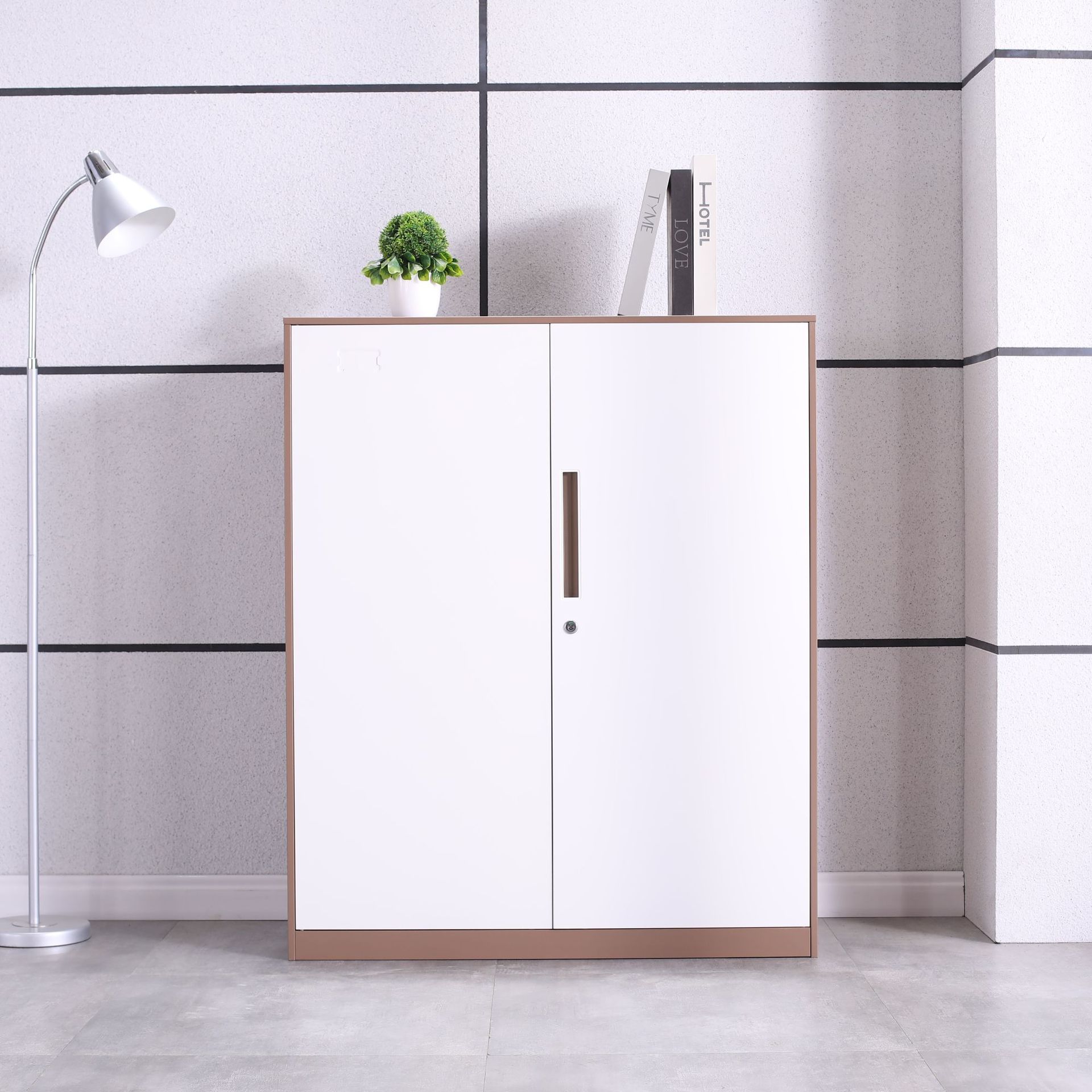 杭州拆装文件柜矮柜档案铁皮柜资料凭证办公柜组装钢制窄边柜厂家