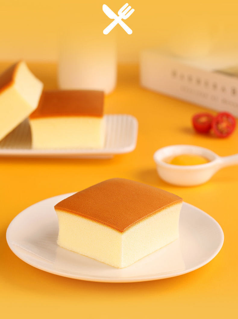 然利手工虎皮蛋糕早餐夹心面包学生夜宵乳酸菌味蛋糕儿童点心代餐