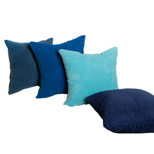 IYR7加厚玉米绒抱枕正方形靠背纯色家用沙发靠垫现代大抱枕套客厅