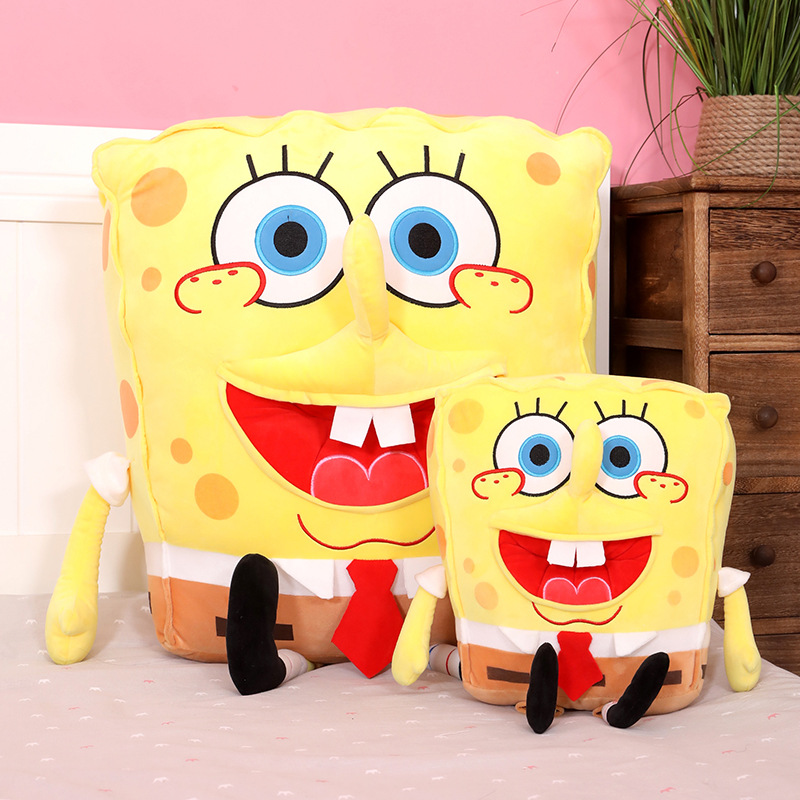 3d海绵宝宝公仔毛绒玩具卡通动漫玩偶儿童玩具送女生礼物厂家批发