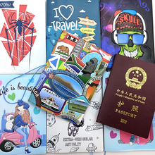世界地标建筑复古旅游证件套护照保护套跨国通行证Passport保护夹