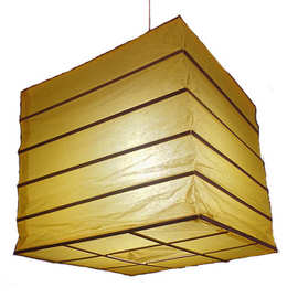 木条长方形纸灯笼吊灯罩日料店手工日韩折叠新年装饰婚庆满批发