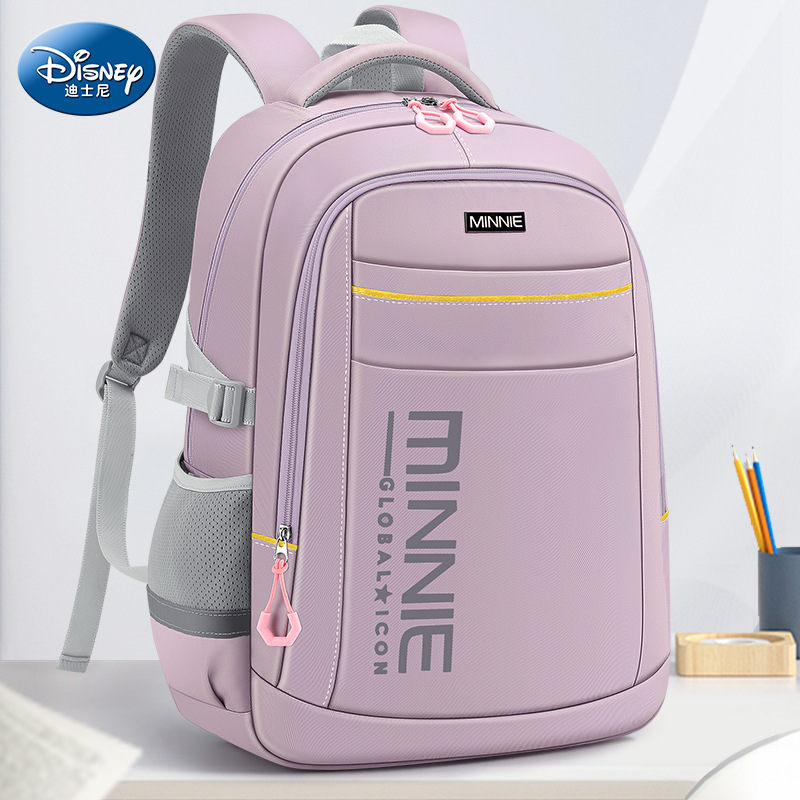 迪士尼书包女小学生三到六年级大容量四至五儿童孩轻便45减负3一6