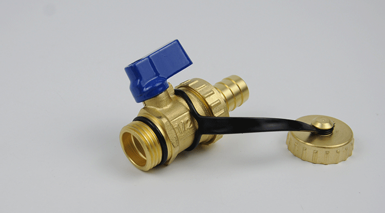 分水器放水阀 地暖末端尾件泄水阀 1寸6分转换排污排水阀大流量