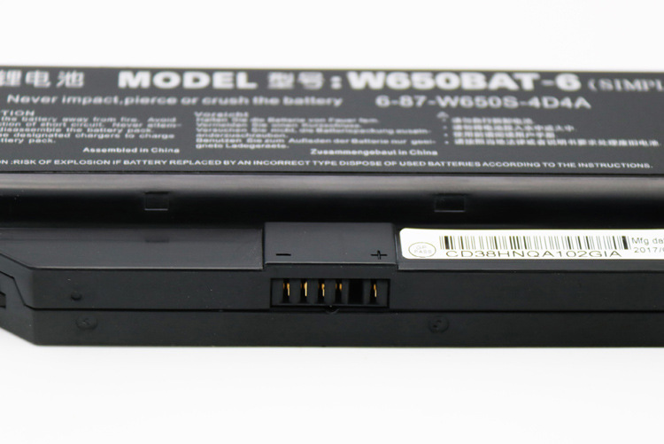 适用神舟k750d 雷神 g150s/sa/sg/tc/mg m520a cw65s04笔记本电池