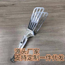 家用不锈钢煎鱼铲夹子煎牛排夹厨房食物油炸专用食品夹烧烤肉煎铲