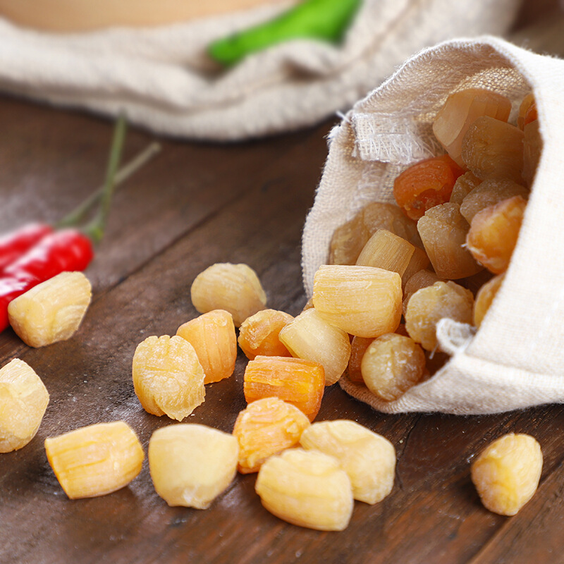 舟山干贝瑶柱干货500g海鲜扇贝肉干货特级大扇贝柱野生元贝海鲜品