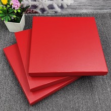 超大红色正方形商务礼品盒红色画册相簿笔记本礼物包装盒相框定制