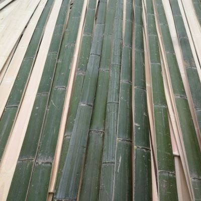 工厂批发带竹皮青皮竹方条竹片竹板带老皮的竹青皮料鸟笼制作手工